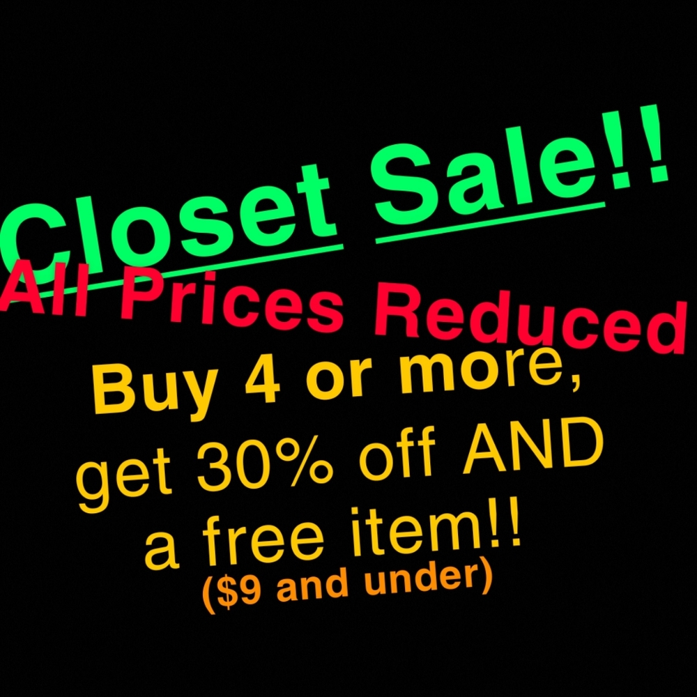 Closet Sale!!